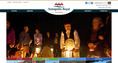 Desktop Screenshot of annapolisroyal.com
