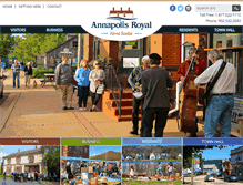 Tablet Screenshot of annapolisroyal.com